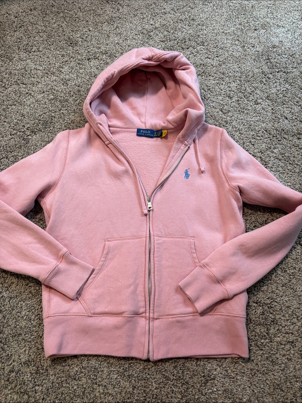 Polo Ralph Lauren full zip hoodie size XS